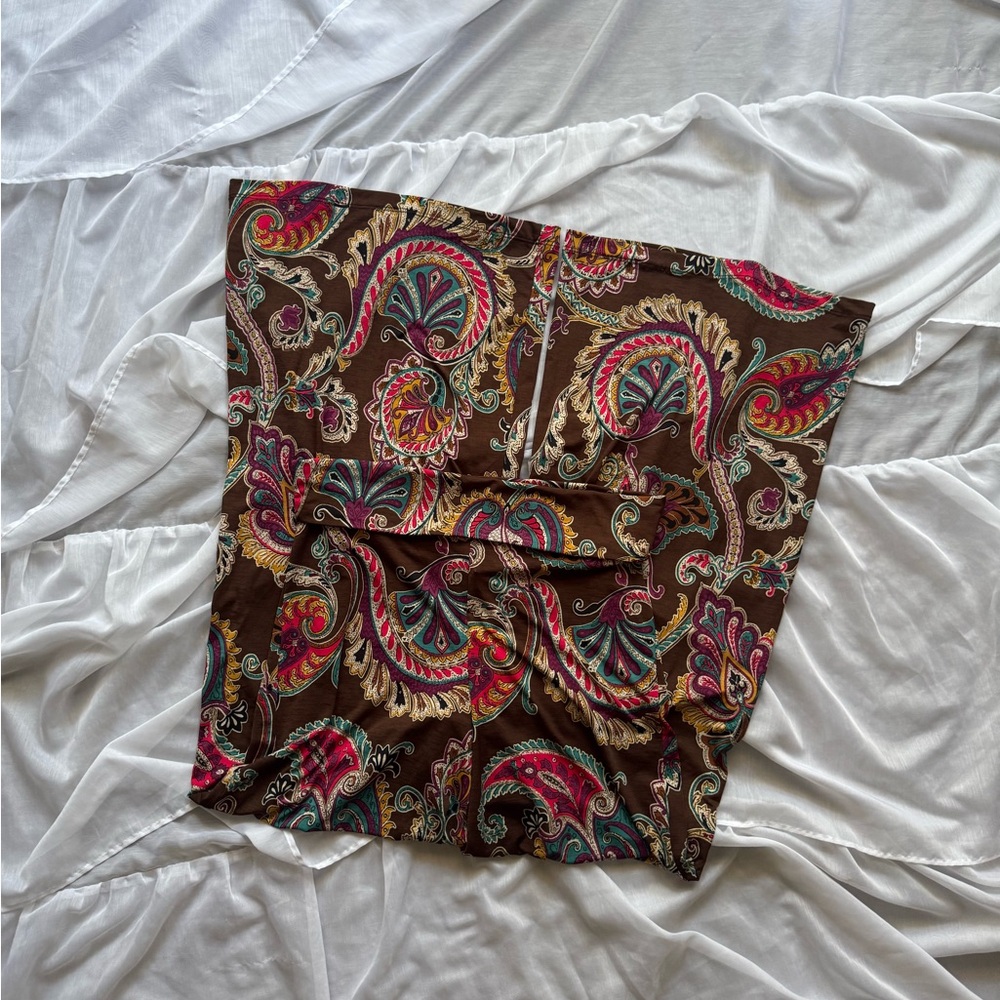 2 B Together Paisley Print Palazzo Pants - Picture 10 of 10